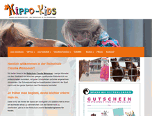 Tablet Screenshot of hippo-kids.de